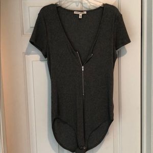 Grey bodysuit